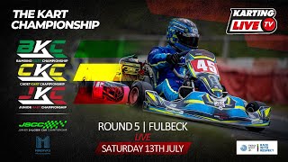 The Kart Championship 2024 Round 5 Fulbeck  Saturday LIVE [upl. by Rivard]