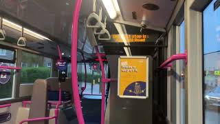 Attempt 3 Onboard First Glasgow 38451 LG72 DYU On 60A From Milngavie To Kessington Roads Reopened [upl. by Nissy]