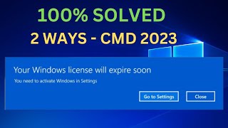 Your Windows License Will Expire Soon in Windows 102023  You need to activate Windows in Setting [upl. by Englis473]