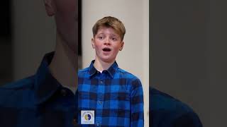 12yearold treble Freddie Simpson sings quotBring Him Homequot 😍 [upl. by Skantze]