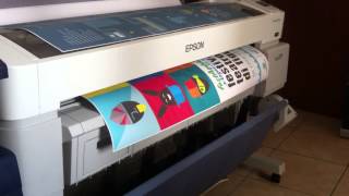 printing with EPSON SC T7000 plotter [upl. by Socha280]