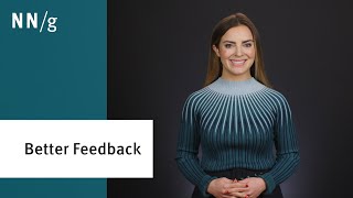 How to Get Helpful Feedback on UX Work [upl. by Sartin76]