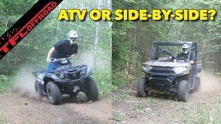 Compared ATV vs SidebySide  Which is The Better Choice For You [upl. by Ader672]