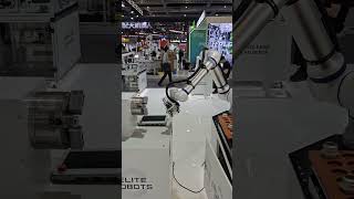 Elite Robots Machine Tending Cobot Station at CIIF 2024 [upl. by Burkhart]