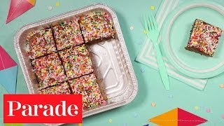 Kitchen Secrets StopMotion  Make Perfectly Portable NonStick Brownies [upl. by Ingrid642]