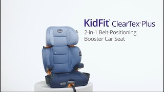 Chicco KidFit ClearTex Plus Booster Product Demonstration [upl. by Milly770]