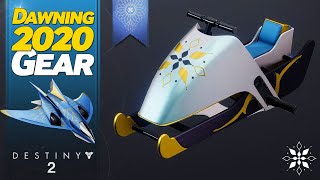 Destiny 2 The Dawning 2020 Items and Gear [upl. by Davis]