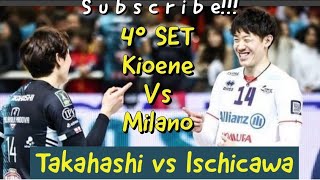 4°SET Kioene Padova vs Milano POWER Volley Ran Takahashi vs Yuki Ischicawa Championship 20222023 [upl. by Ydnor]