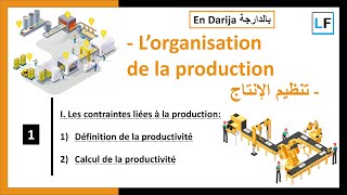 I Les contraintes liées à la production Définition et Calcul de la productivité [upl. by Jerome416]