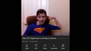 Diary 30  Superman is coming to school Diary 31 [upl. by Sidon]