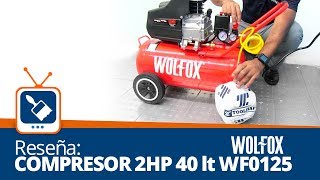 Cómo inflar con un Compresor modelo WF0125 Wolfox [upl. by Anrahc193]