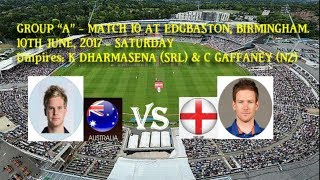 Highlights of Australia VS England  ICC Champions Trophy  10th June 2017 [upl. by Assirolc]