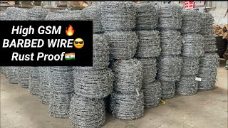 High 🔥GSM Barbed Wire ✅ಮುಳ್ಳುತಂತಿ Factory Karnataka  ಕರ್ನಾಟಕ  100 Guaranteed Whapp 8105098492 [upl. by Earal]