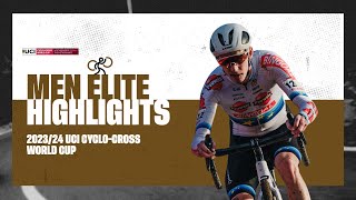 Hoogerheide  Men Elite Highlights  202324 UCI Cyclocross World Cup [upl. by Campman73]