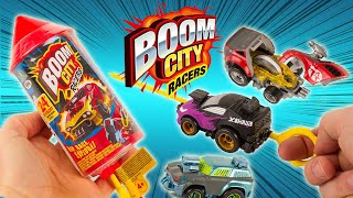 Boom City Racers des Voitures Explosives pour faire des Cascade de fous Review Unboxing [upl. by Haggar349]