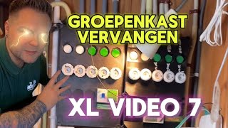 Groepenkast vervangen ⚡️XL video 7  Elektricien  ABB  Fuseboard  Amsterdam [upl. by Michelina]