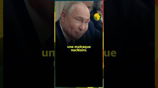 Poutine «estce moi qui ai soulevé la question de la possibilité d’utiliser des armes nucléaires» [upl. by Binnings933]