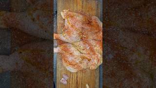 Seasoning amp Prepping Whole Chicken 🐓 food chicken raw recipe season shorts [upl. by Tloc]