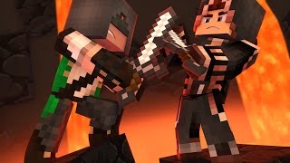 Minecraft ASSASSINS CREED  VOLCANO FIGHT Minecraft Roleplay [upl. by Ramon797]