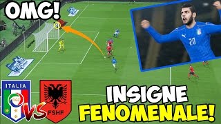 GOL INFAME INSIGNE IN EXTREMIS ITALIAALBANIA PES 2017 ITA [upl. by Yseult]