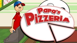 Papas Pizzeria Full Gameplay Walkthrough All Levels [upl. by Annibo]