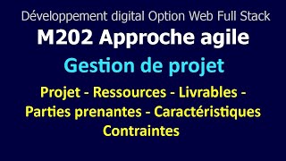 Approche agile V1  Les concepts de gestion de projet [upl. by Bridgette919]