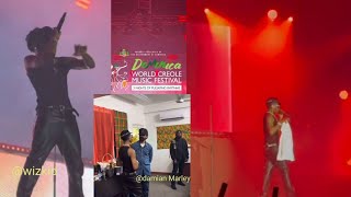 wizkid made another history as he perform his unreleased songs 🔥 with Damian Marley In Dominica [upl. by Motteo]