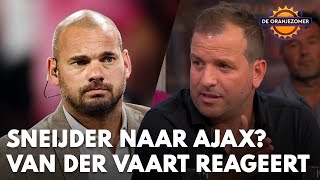 Van der Vaart over mogelijke terugkeer Sneijder bij Ajax ‘Ik wil even serieus zijn…’ [upl. by Schecter]