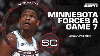 NuggetsTimberwolves Game 6 Reaction Anthony Edwards showed his LEADERSHIP – Perk  SportsCenter [upl. by Margareta]