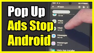 How to Remove the Pop Up Ads on your Android Phone Settings Tutorial [upl. by Will226]