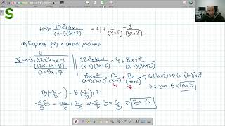 ✏️MATHS Binomial Expansion using partial fractions Example of fx 12x24x1x13x2 [upl. by Zimmermann259]