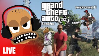 Part 2 Tyrone Vs EVERYONE in GTA 5  LIVE MatthewRaymond TyroneGaming GTA 🚗🚙 [upl. by Hannahs548]