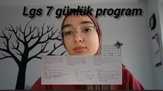 LGS Kasım ara tatilinde size 7 günlük program hazırladımmmmlgs2025 [upl. by Rehm]