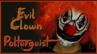 Scary Poltergeist Clown makeup FX  Silvia Quiros [upl. by Iknarf21]