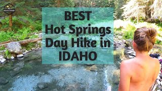 Best Hot Springs Day Hike in Idaho Stanley Hot Springs in SelwayBitterroot Wilderness [upl. by Neema]