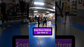 Snap Down Defense For Wrestling amp JiuJitsu bjjlifestyle bjjlife bjj bjjnogi [upl. by Dorelle579]