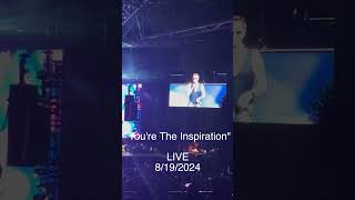 Chicago quotYoure The Inspirationquot LIVE 8192024 youtubeshorts version [upl. by Sophie]