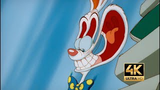 Roller Coaster Rabbit — Roger Rabbit cartoon 4K [upl. by Aurelio]