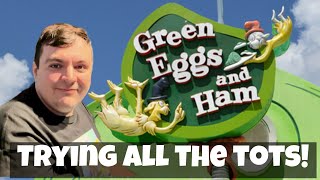 Trying All The Tots At Green Eggs And Ham  Islands Of Adventure [upl. by Esertak]