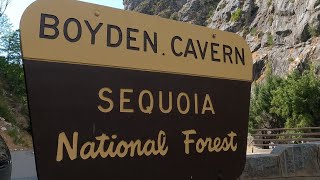 Boyden Cavern Kings Canyon National Park California [upl. by Ellainad]