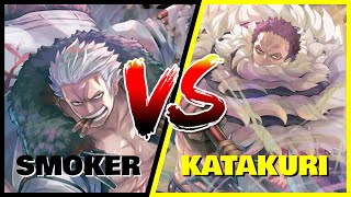 OP085 Smoker Vs Katakuri  One Piece Trading Card Game [upl. by Sievert]