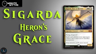 Minute Myths Sigarda Herons Grace  MTG Lore [upl. by Botnick598]