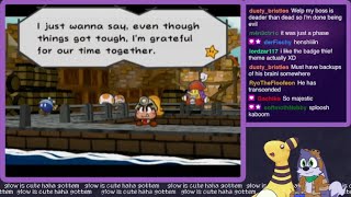 Flavio used Splash  Paper Mario TTYD highlight  cohost Perinia [upl. by Rambow]