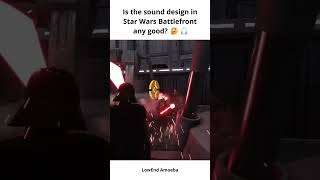 Is the sound design in Star Wars Battlefront any good 🎧💥 starwars starwarsbattlefront sound [upl. by Ahsikat872]