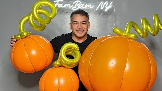 Easiest way to make Balloon Pumpkin [upl. by Aivilo103]