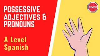 A Level Spanish  Possesive Adjectives amp Pronouns [upl. by Hgielar251]