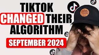 TIKTOK ALGORITHM UPDATE EXPLAINED FOR SEPTEMBER 2024 How To Get 100K Followers FAST [upl. by Mountfort]