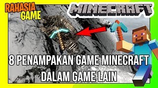 8 Penampakan Minecraft Di Game Lain  Ada Hampir Di Semua Game Terkenal [upl. by Lienet95]