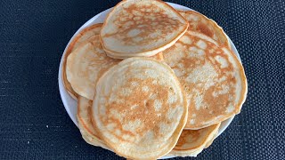 How To Make Pancakes Without Baking Powder  Fluffy Pancakes [upl. by Corabella]