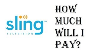 Sling TV  How Much Will I Pay  Review [upl. by Gnehp179]